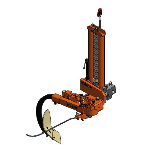 Sloupek-BRAUN-s-okopavackou-UVE-pro-odhrnovani-zeminy-a-likvidaci-plevele
